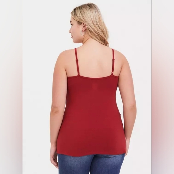 Torrid Scarlet Red Foxy Cami New Nwt 3x - Picture 9 of 11